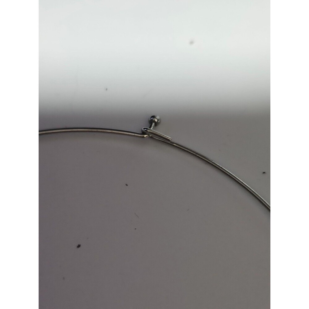 *Sale* Lia Sophia silver tone flower choker necklace 13" - Picture 10 of 12